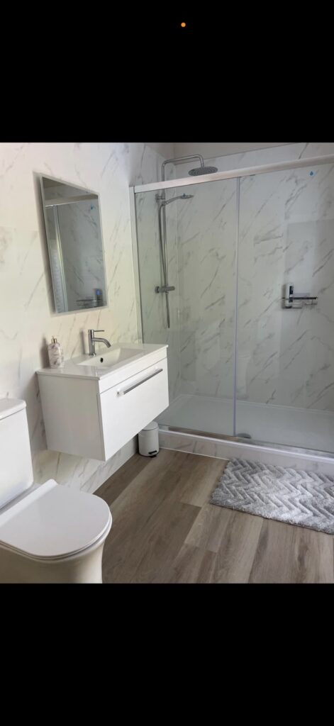 The property before the kitchen and bathroom remodels started
