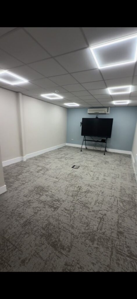 The property before the decorating started